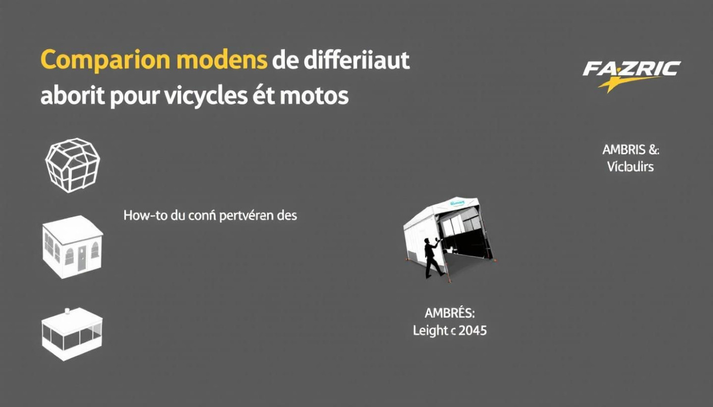 Comment choisir le meilleur abri à toit arrondi pour vélos et motos ?
