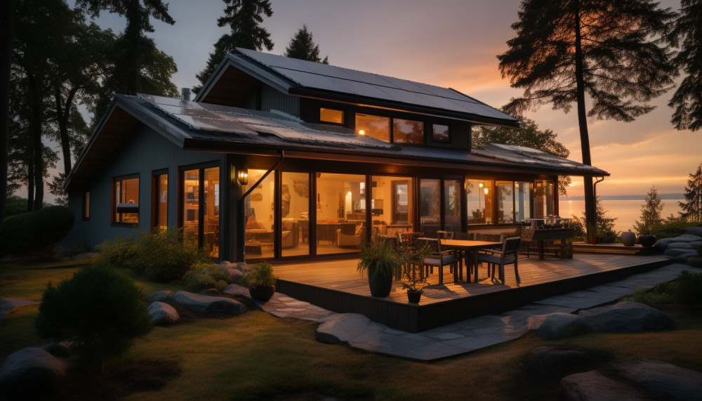 Des panneaux solaires pour une maison éco-responsable