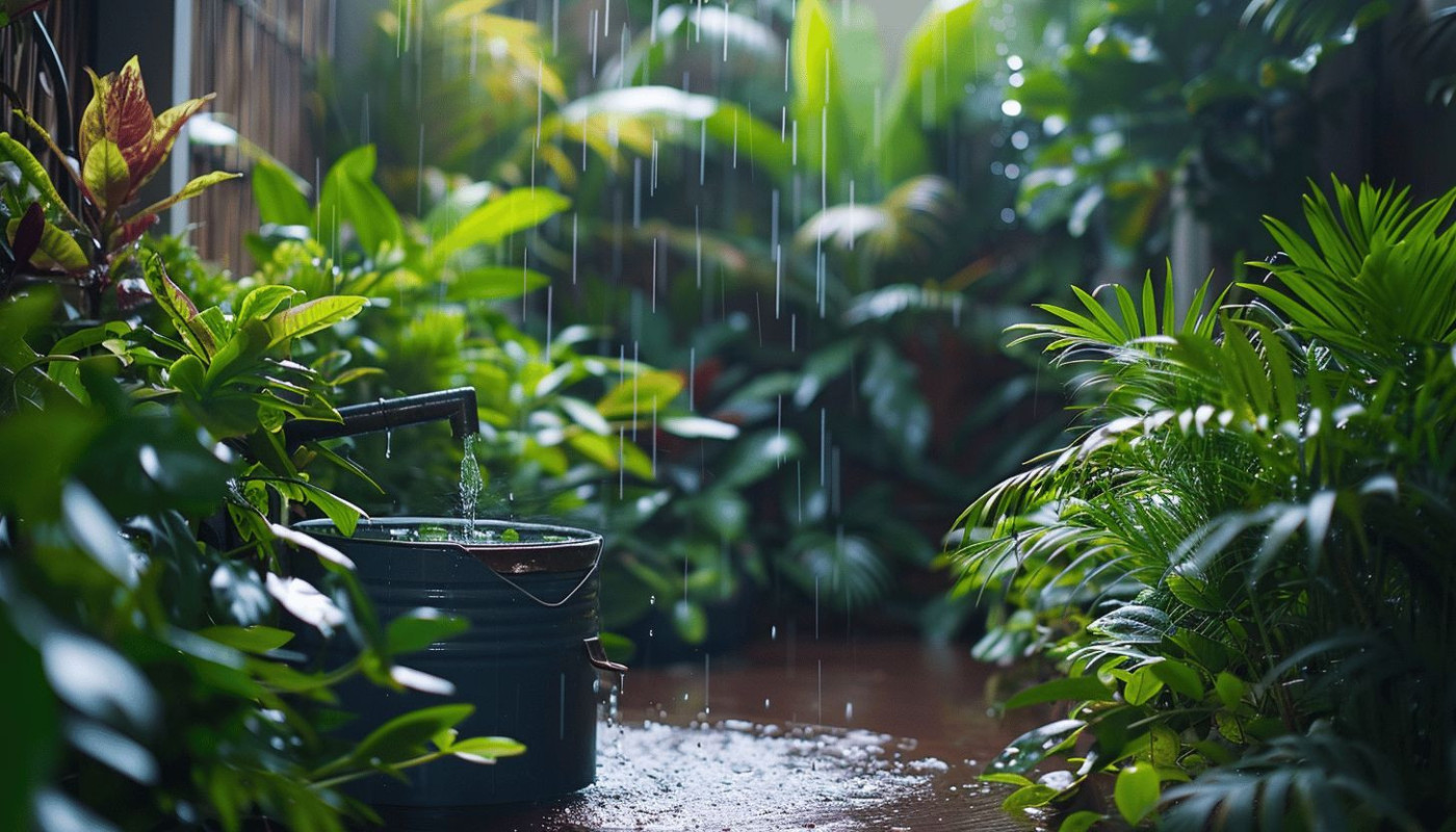 La récupération d'eau de pluie pour un jardin durable pratiques et systèmes peu exploités