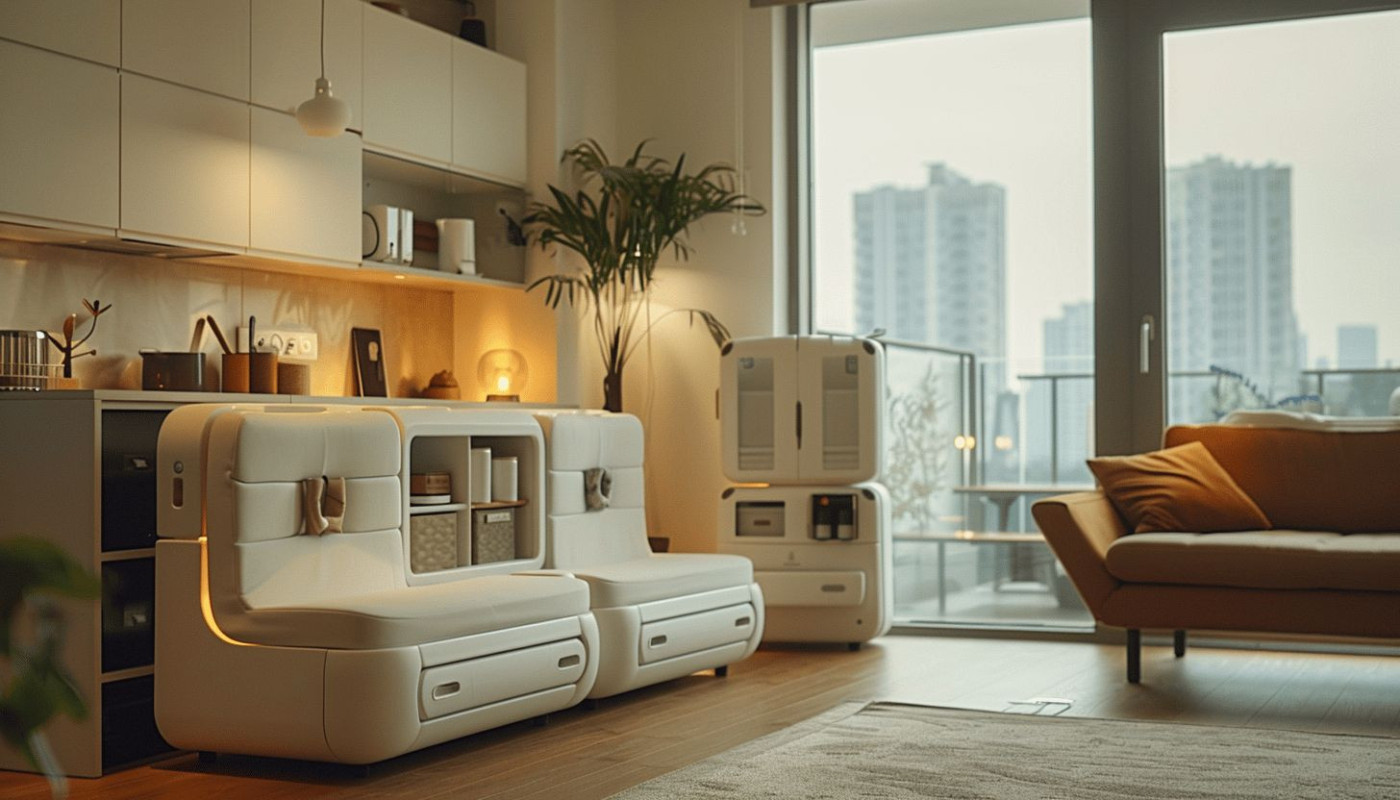 Meubles multifonctions pour petits appartements optimisation et style